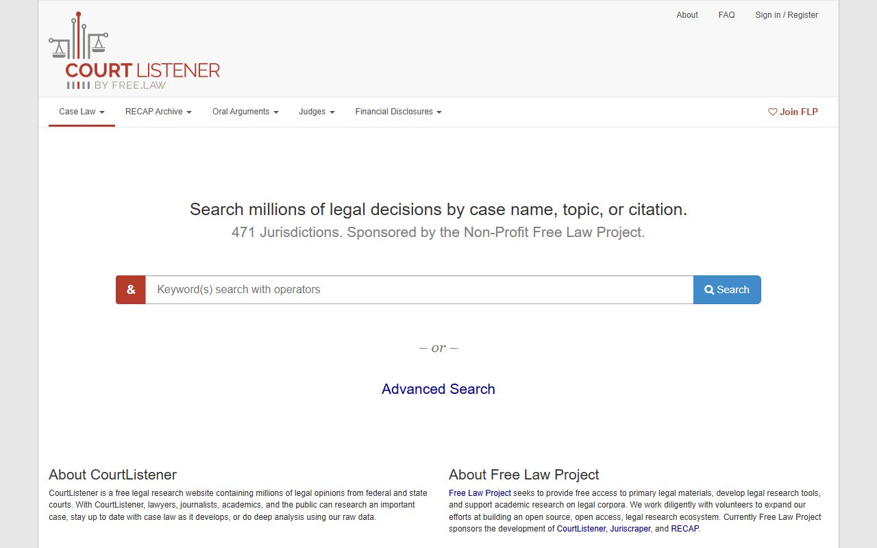 Wayne County court dockets legal search reference